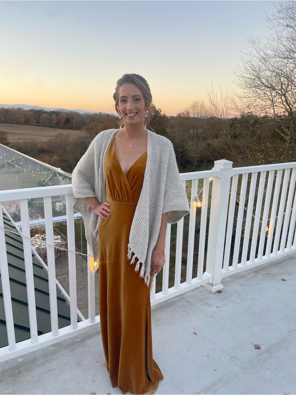 BHLDN *LIKE NEW* Jenny Yoo Ellis Velvet Dress - Picture 10 of 11